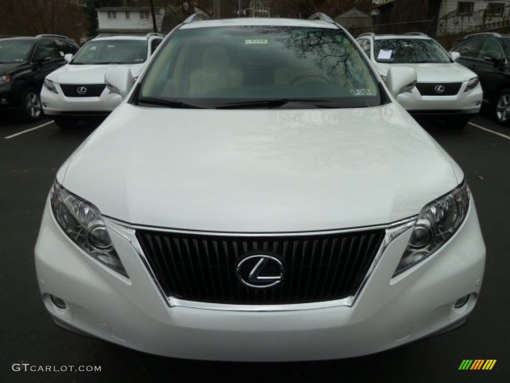 2012 RX 350 AWD - Starfire White Pearl / Parchment photo #7