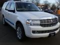 2012 White Platinum Metallic Tri-Coat Lincoln Navigator 4x4  photo #4
