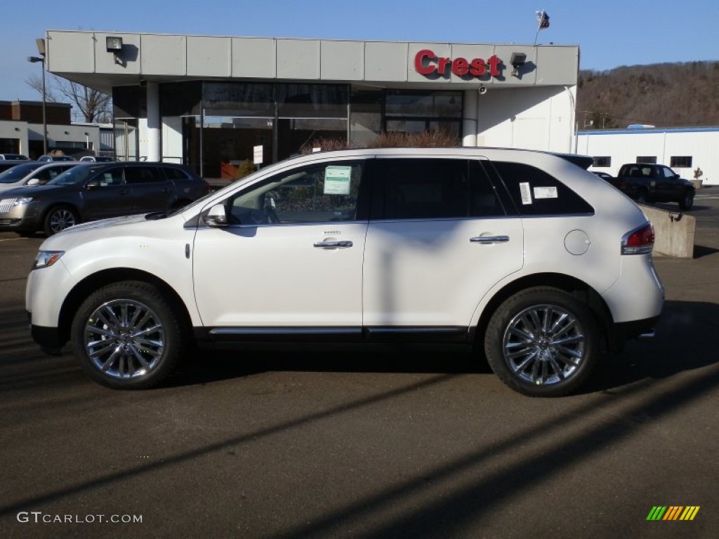 2012 MKX AWD - White Platinum Metallic Tri-Coat / Medium Light Stone photo #1