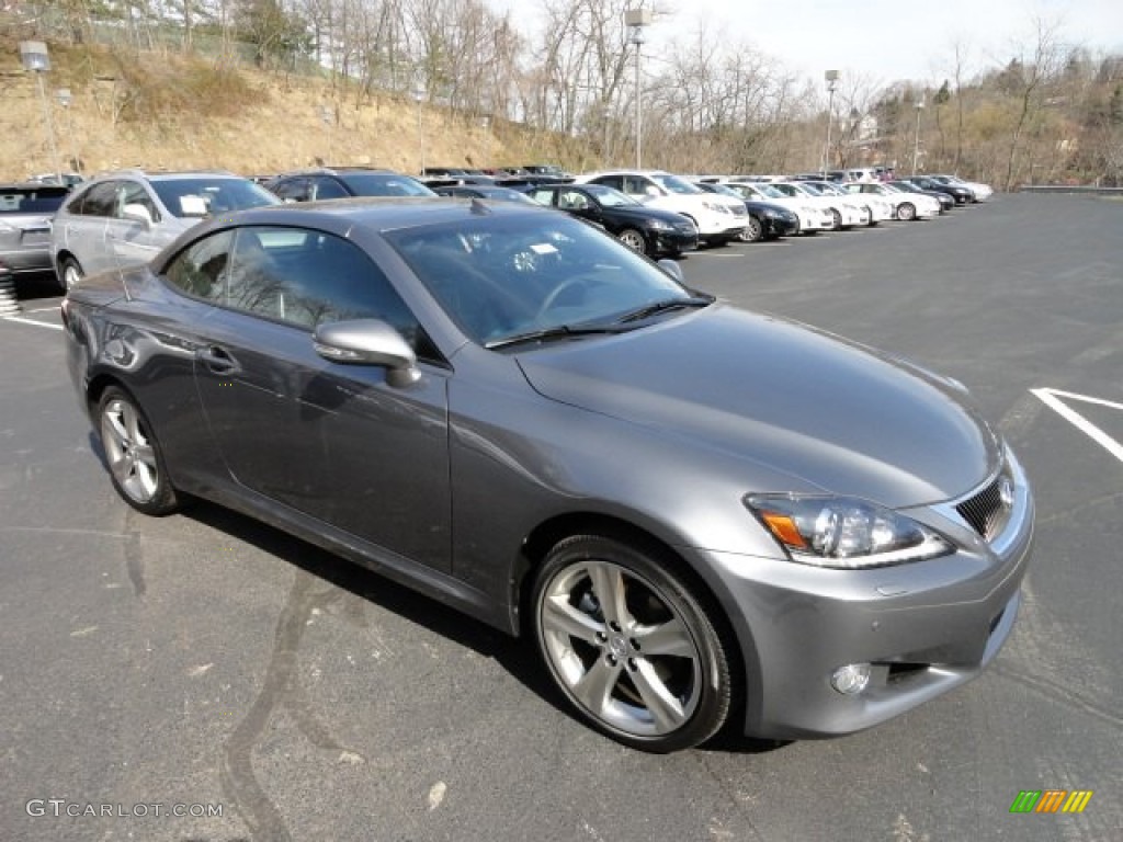 Nebula Gray Pearl 2012 Lexus IS 250 C Convertible Exterior Photo #62080841