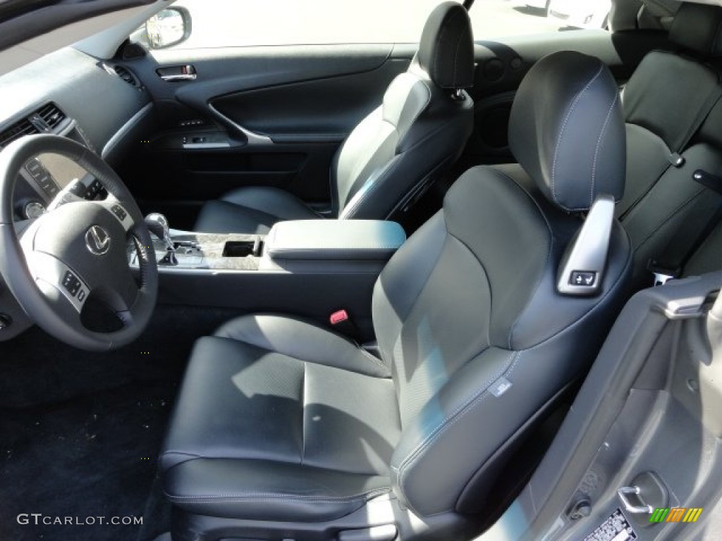 2012 IS 250 C Convertible - Nebula Gray Pearl / Black photo #10