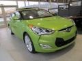 2012 Electrolyte Green Hyundai Veloster   photo #1