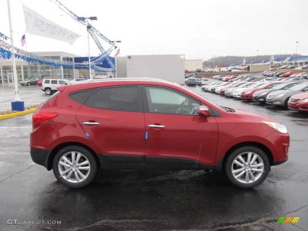 Garnet Red 2012 Hyundai Tucson Limited AWD Exterior Photo #62081789