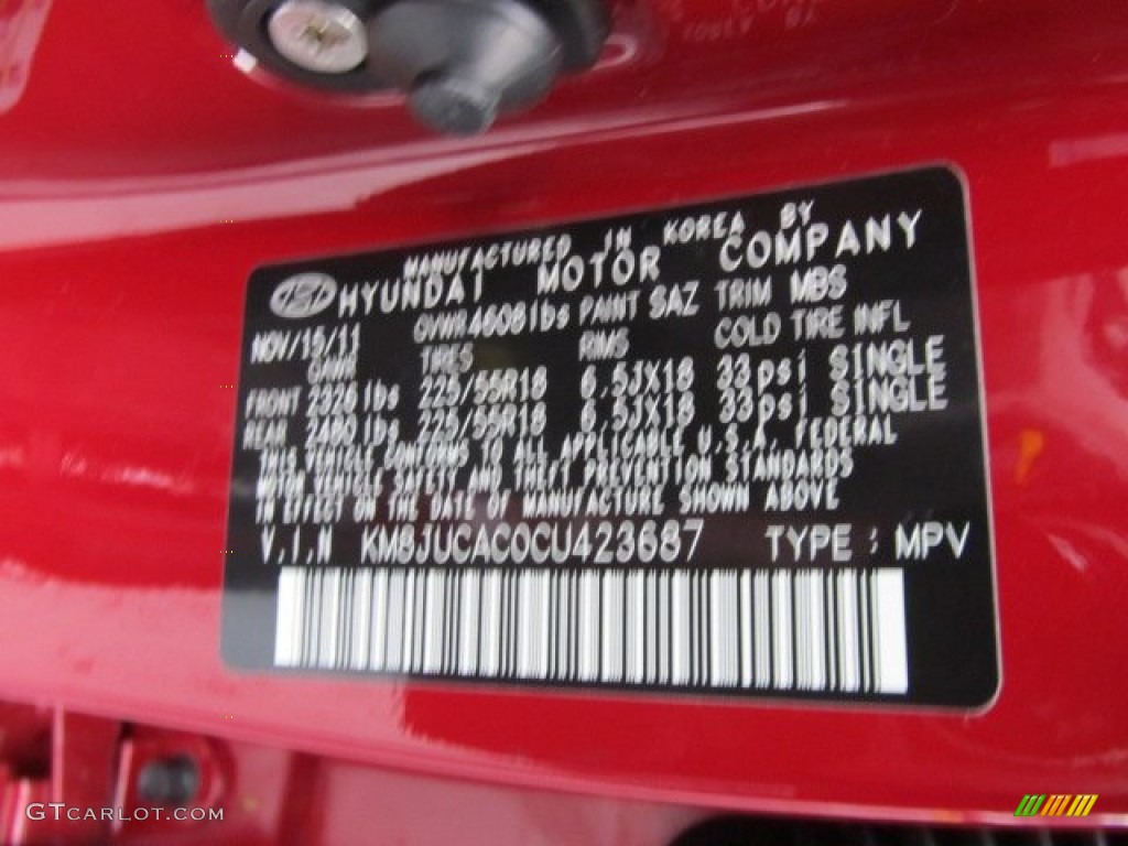 MBS 2012 Hyundai Tucson Limited AWD Parts