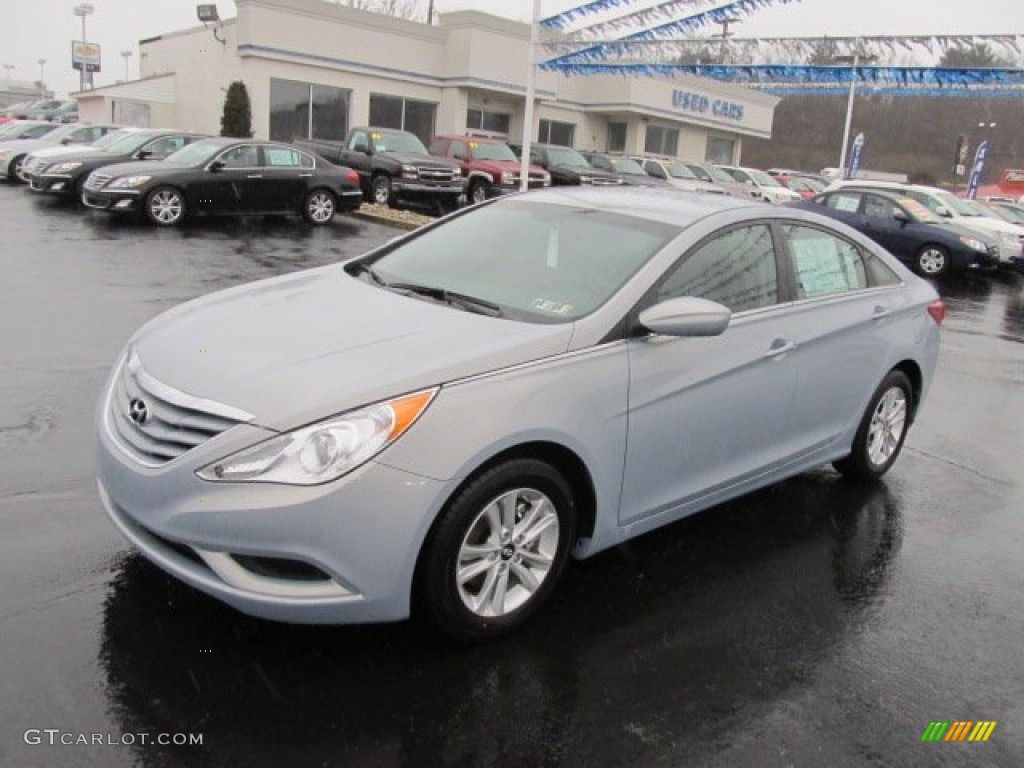 2012 Sonata GLS - Iridescent Silver Blue Pearl / Gray photo #3