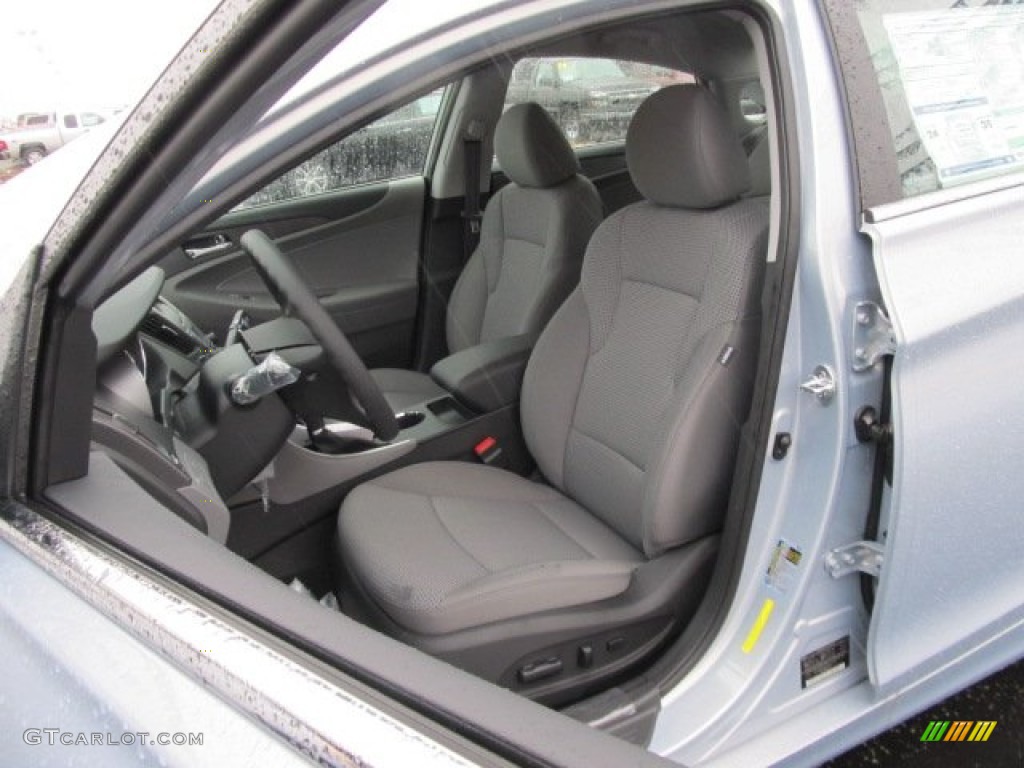 2012 Sonata GLS - Iridescent Silver Blue Pearl / Gray photo #6