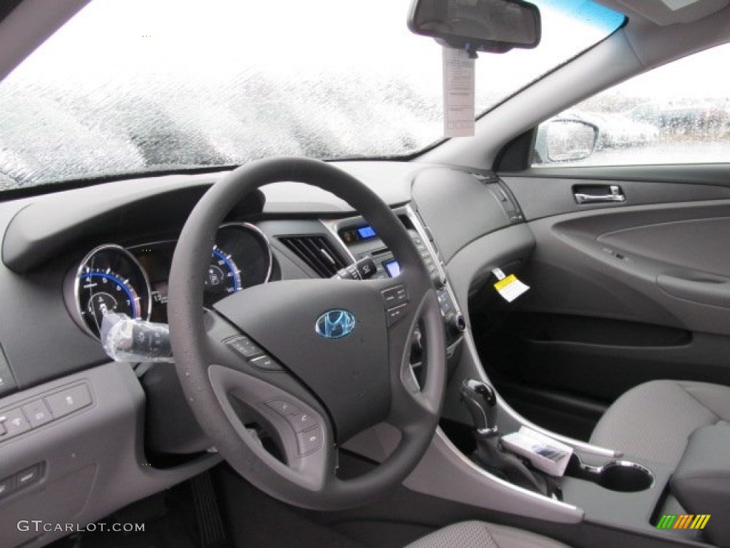 Gray Interior 2012 Hyundai Sonata GLS Photo #62081929