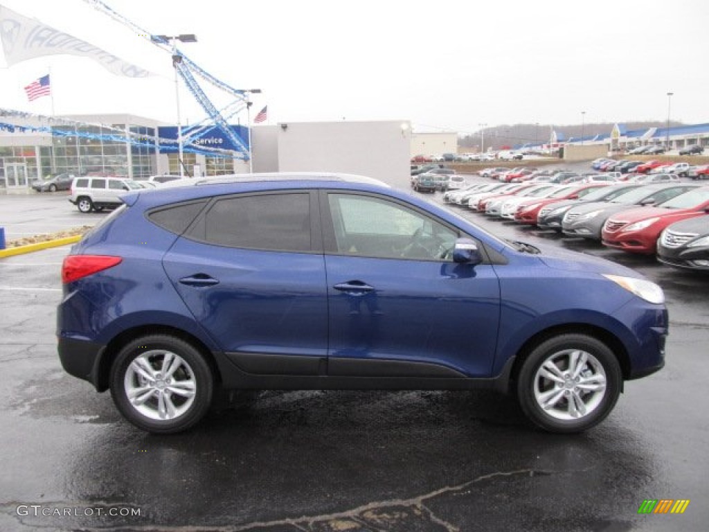 Iris Blue 2012 Hyundai Tucson GLS AWD Exterior Photo #62082251