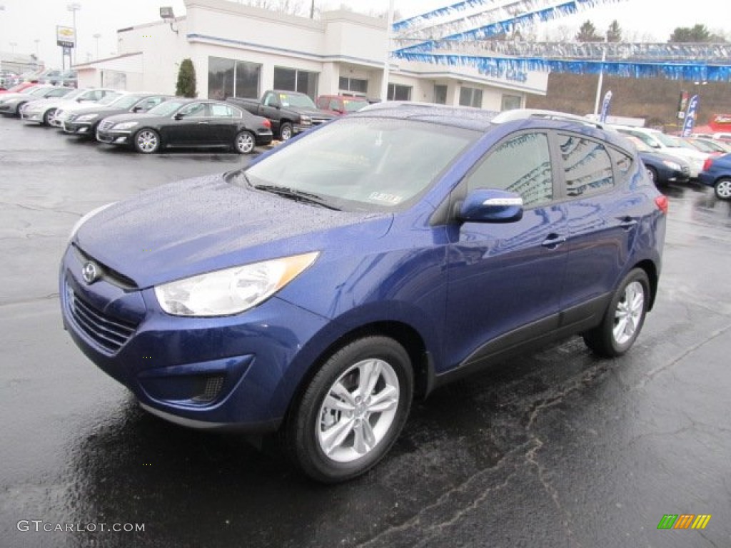 Iris Blue 2012 Hyundai Tucson GLS AWD Exterior Photo #62082260
