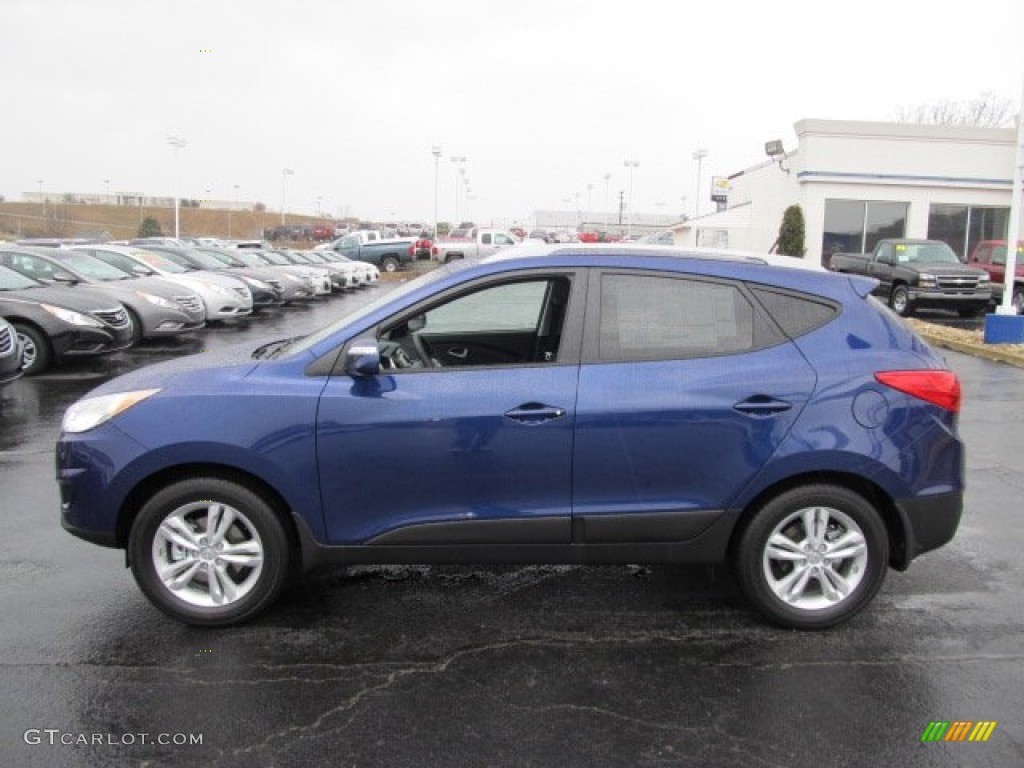 Iris Blue 2012 Hyundai Tucson GLS AWD Exterior Photo #62082276