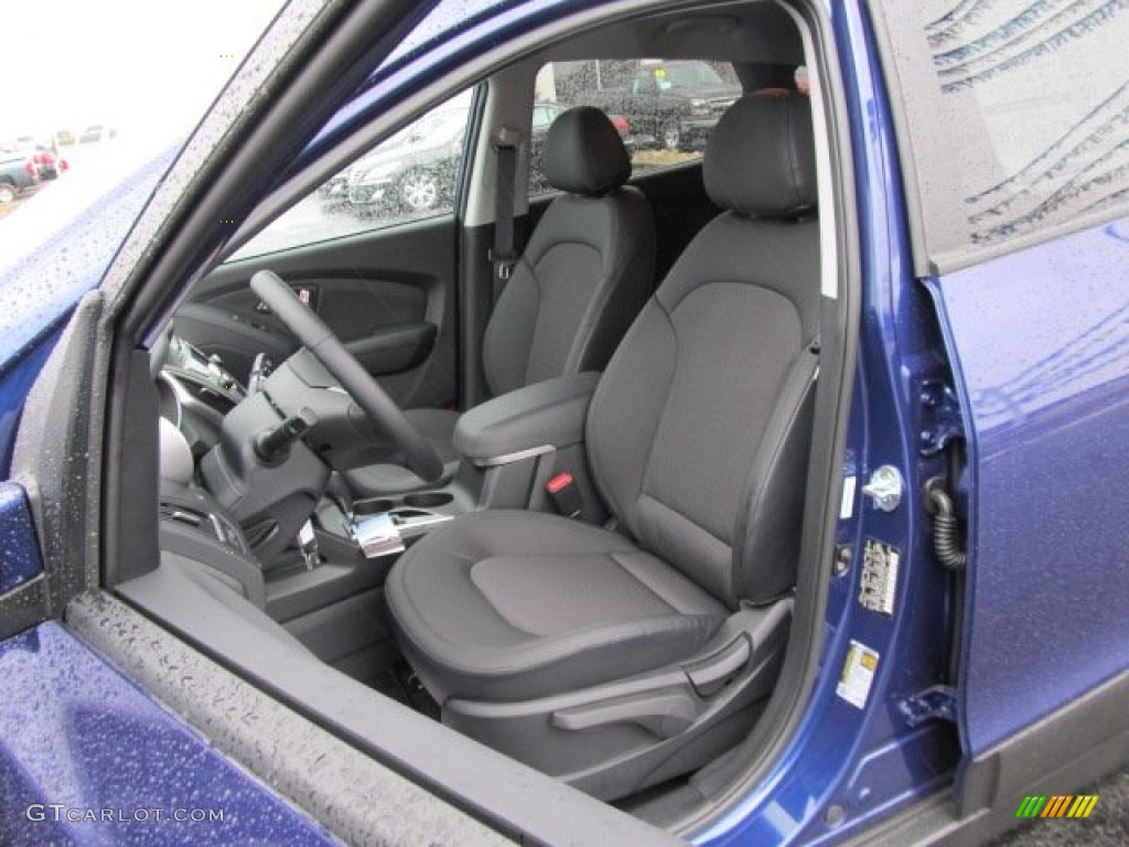 Black Interior 2012 Hyundai Tucson GLS AWD Photo #62082290