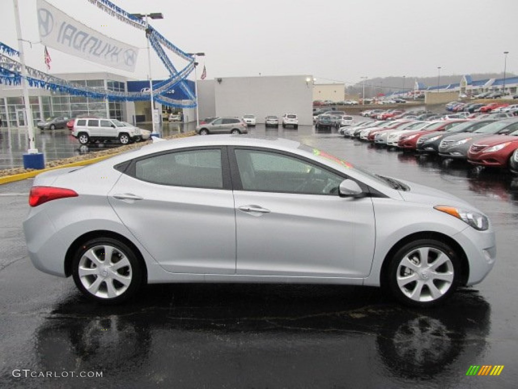 2012 Elantra Limited - Silver / Gray photo #2