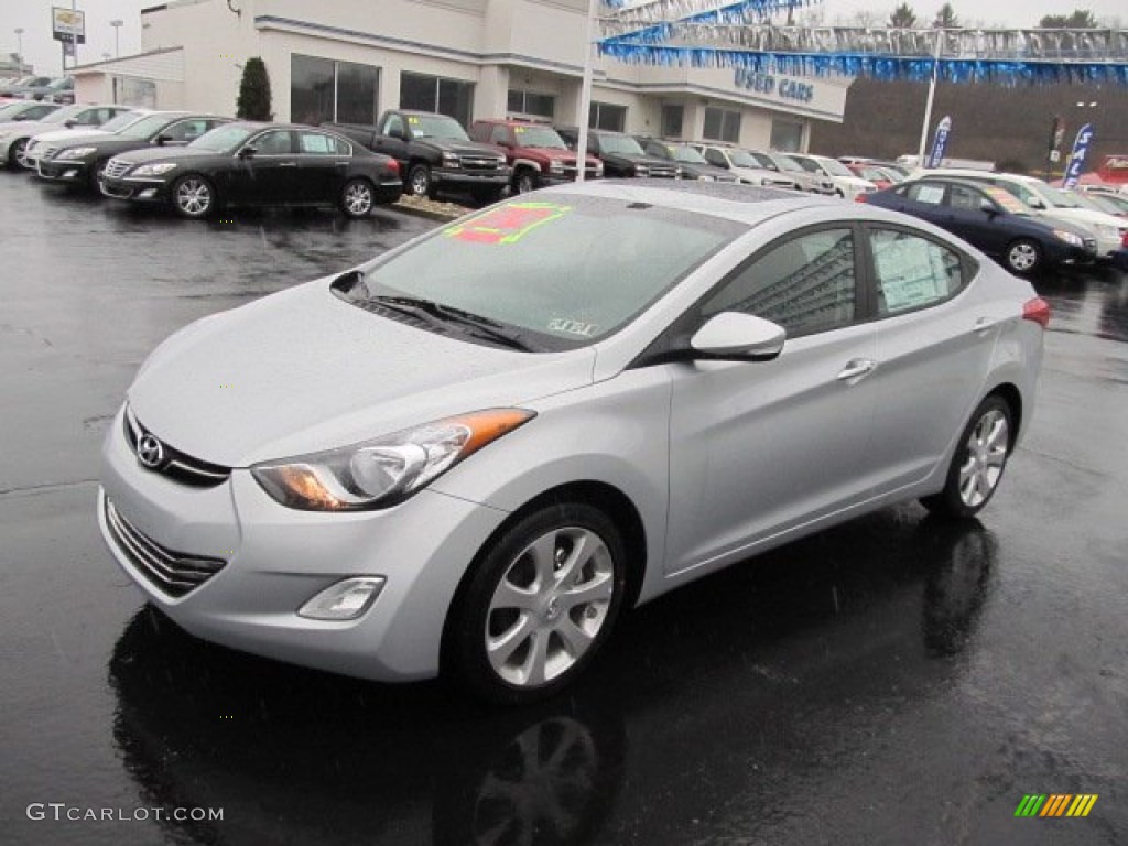 2012 Elantra Limited - Silver / Gray photo #4