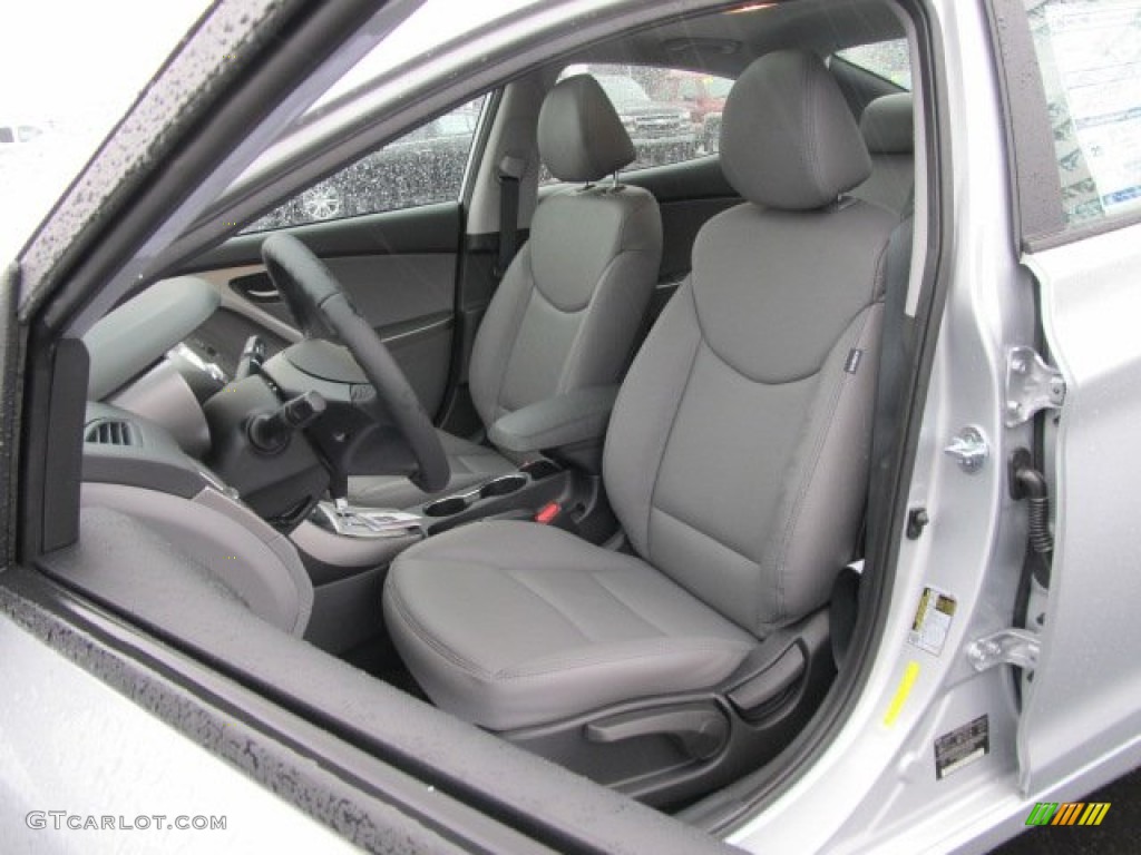 2012 Elantra Limited - Silver / Gray photo #8