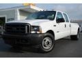 Oxford White - F350 Super Duty XL Crew Cab Dually Photo No. 4