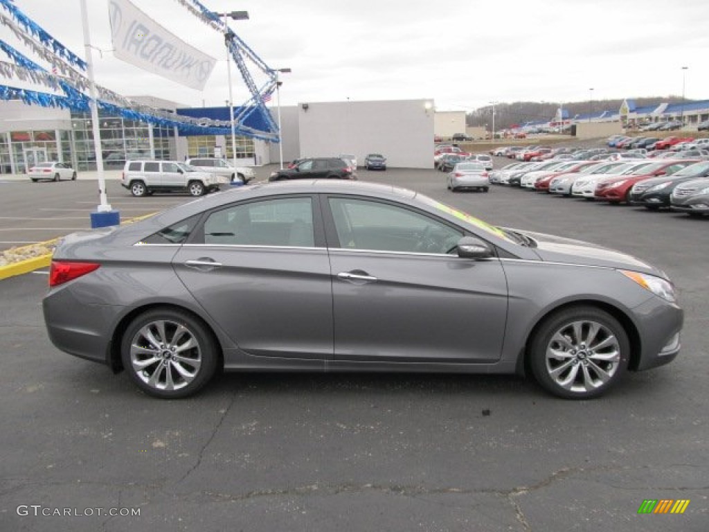 Harbor Gray Metallic 2012 Hyundai Sonata Limited 2.0T Exterior Photo #62083299