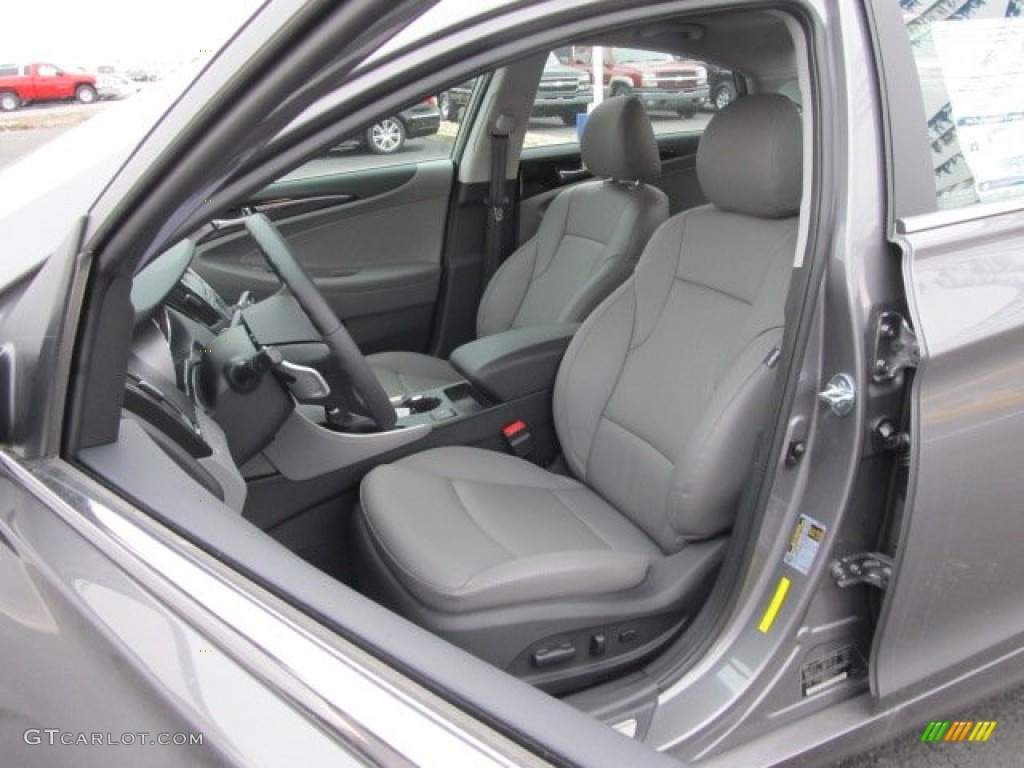 Gray Interior 2012 Hyundai Sonata Limited 2.0T Photo #62083362