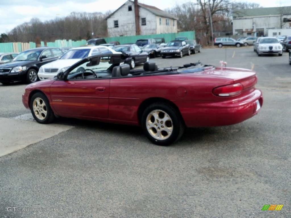 1998 Sebring JXi Convertible - Candy Apple Red Metallic / Agate Black photo #16