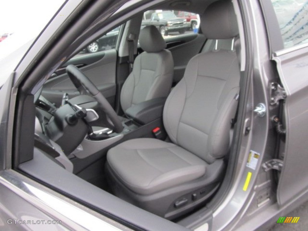 Gray Interior 2012 Hyundai Sonata Limited 2.0T Photo #62083542