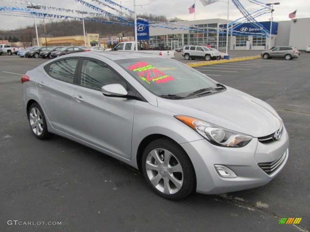 2012 Elantra Limited - Silver / Gray photo #1