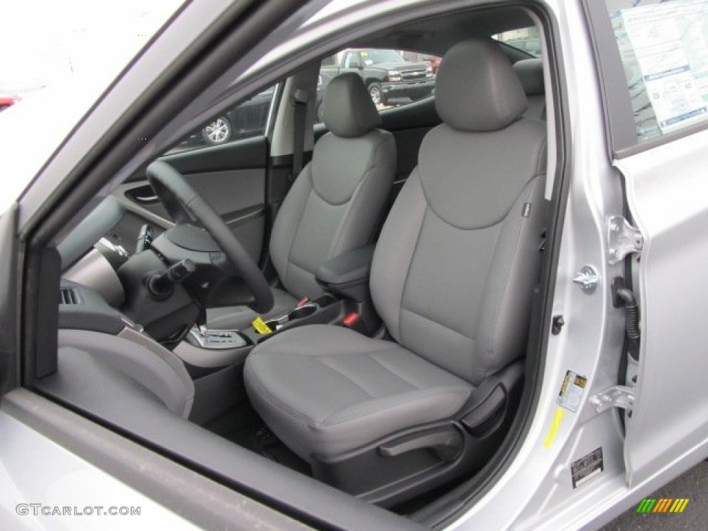 Gray Interior 2012 Hyundai Elantra Limited Photo #62083632