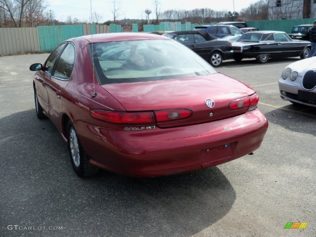 1999 Sable LS Sedan - Toreador Red Metallic / Prairie Tan photo #5