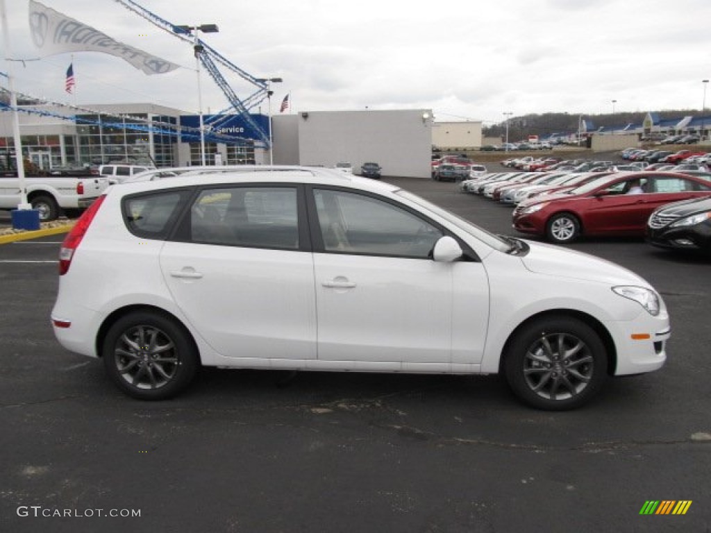 Polar White 2012 Hyundai Elantra GLS Touring Exterior Photo #62083880