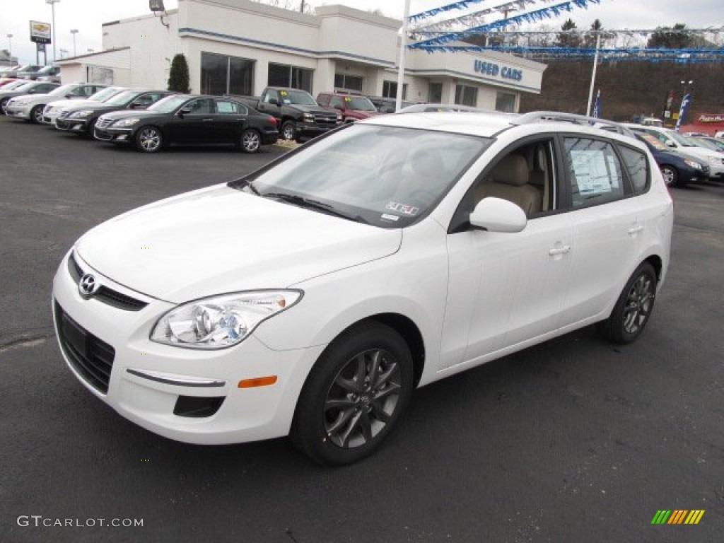 Polar White 2012 Hyundai Elantra GLS Touring Exterior Photo #62083887