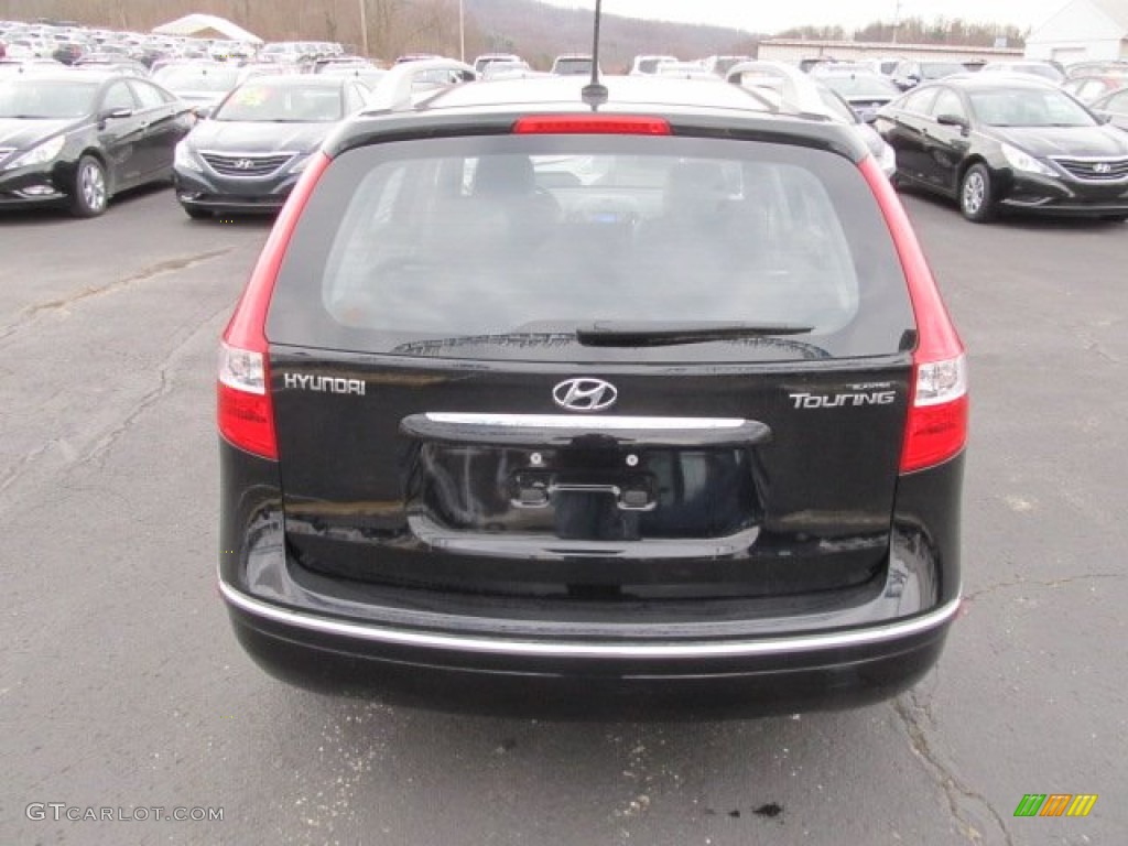 2012 Elantra SE Touring - Black Noir Pearl / Black photo #5