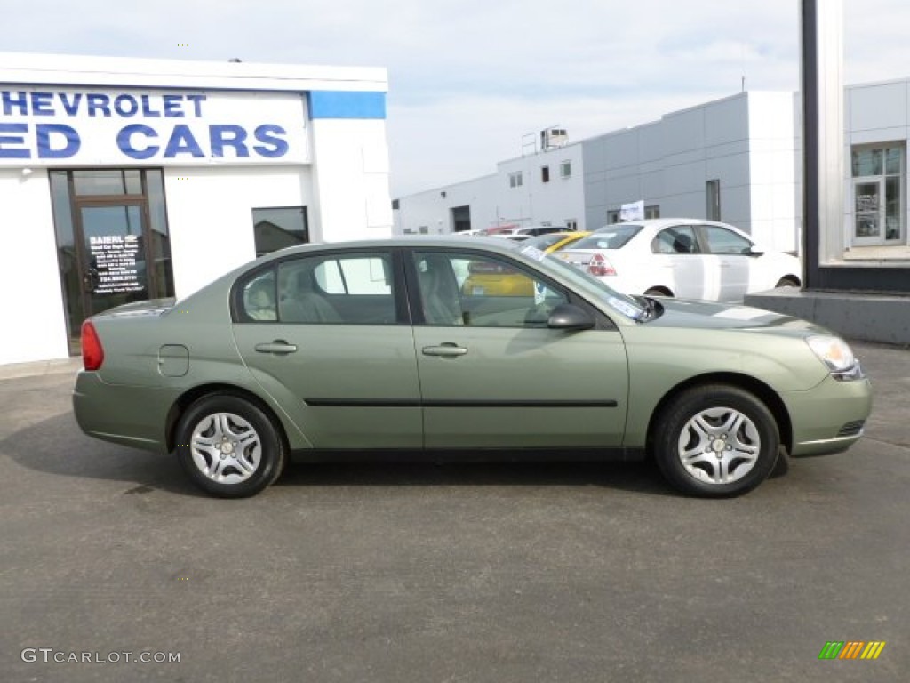 2005 Malibu Sedan - Silver Green Metallic / Neutral Beige photo #8