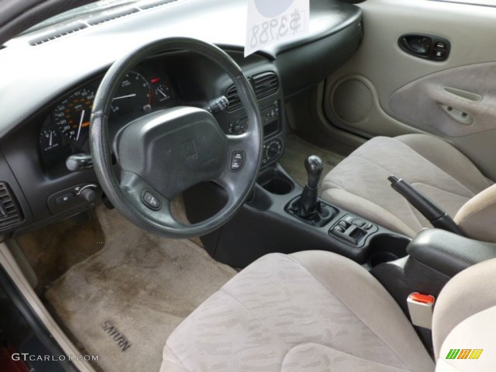 Tan Interior 2002 Saturn S Series Sc2 Coupe Photo 62085471