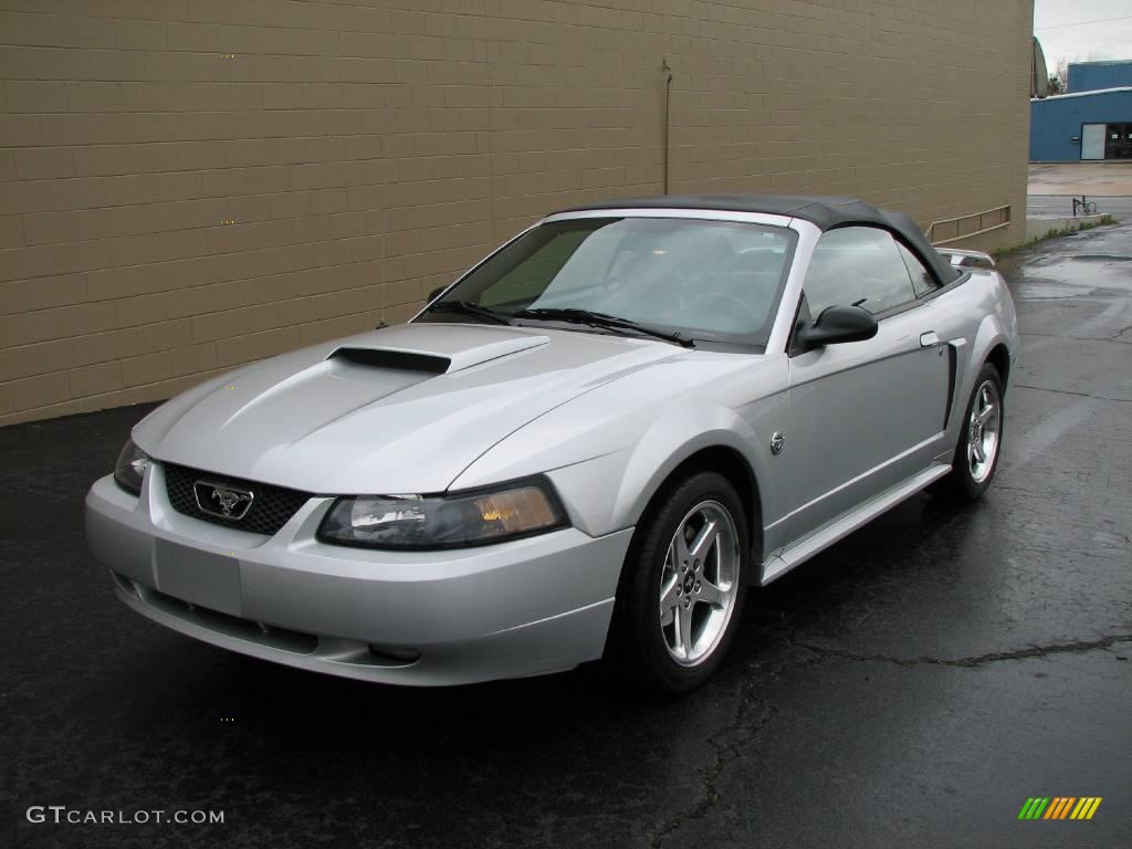 2004 Mustang GT Convertible - Silver Metallic / Medium Graphite photo #2