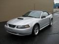 2004 Silver Metallic Ford Mustang GT Convertible  photo #2