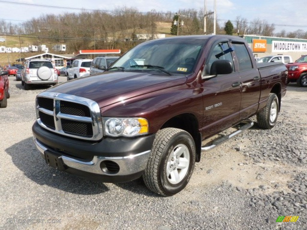 Deep Molten Red Pearl 2004 Dodge Ram 1500 SLT Quad Cab 4x4 Exterior Photo #62086664