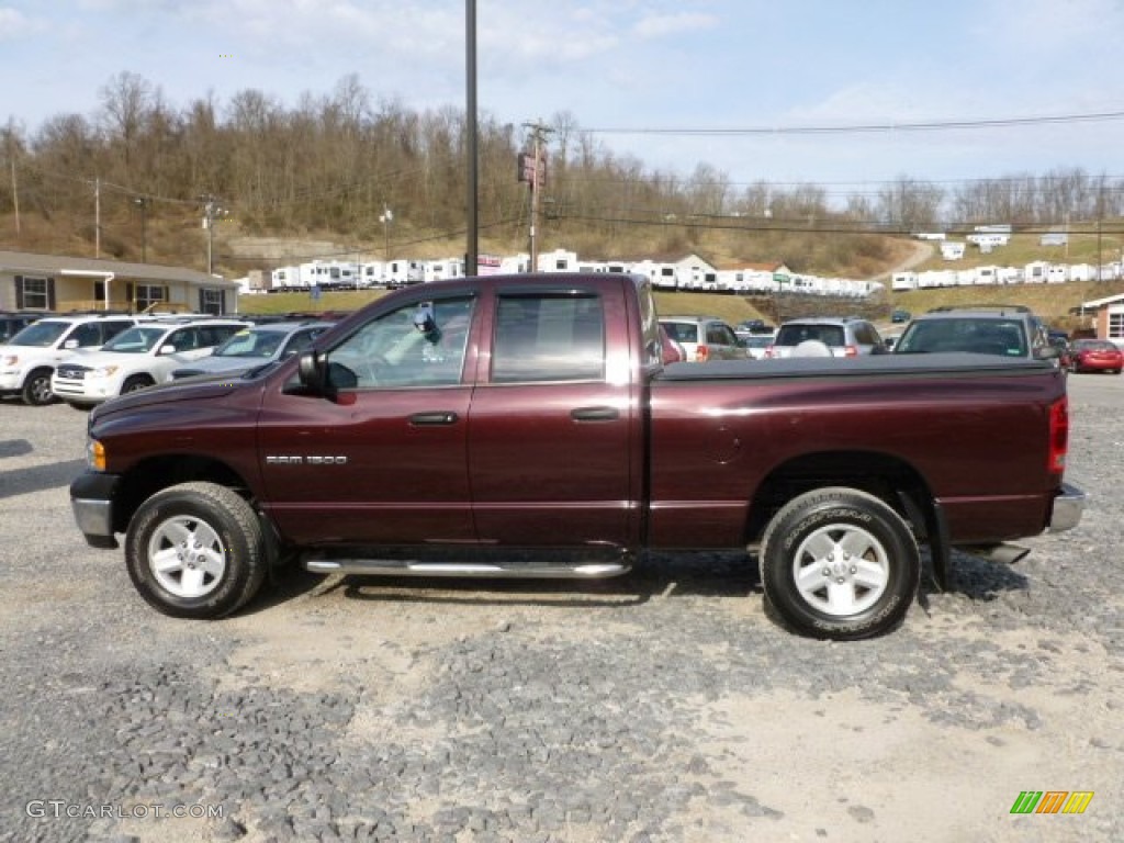 Deep Molten Red Pearl 2004 Dodge Ram 1500 SLT Quad Cab 4x4 Exterior Photo #62086674