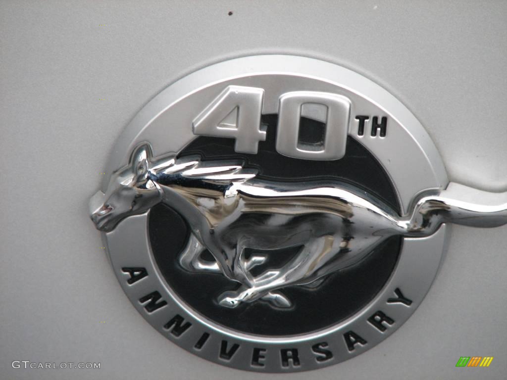 2004 Mustang GT Convertible - Silver Metallic / Medium Graphite photo #13