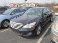 2009 Black Noir Pearl Hyundai Genesis 4.6 Sedan  photo #3