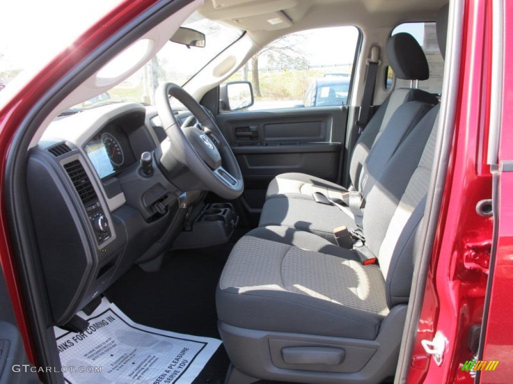 2012 Ram 1500 Express Quad Cab - Deep Cherry Red Crystal Pearl / Dark Slate Gray/Medium Graystone photo #5