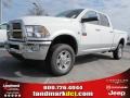 2012 Bright White Dodge Ram 2500 HD Laramie Crew Cab 4x4  photo #1