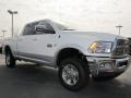 2012 Bright White Dodge Ram 2500 HD Laramie Crew Cab 4x4  photo #4