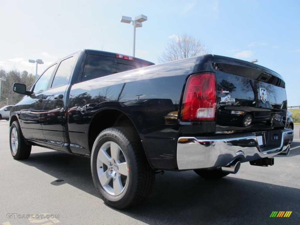 2012 Ram 1500 Big Horn Quad Cab - True Blue Pearl / Dark Slate Gray/Medium Graystone photo #2