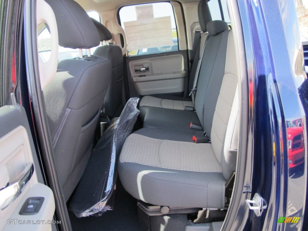 2012 Ram 1500 Big Horn Quad Cab - True Blue Pearl / Dark Slate Gray/Medium Graystone photo #8