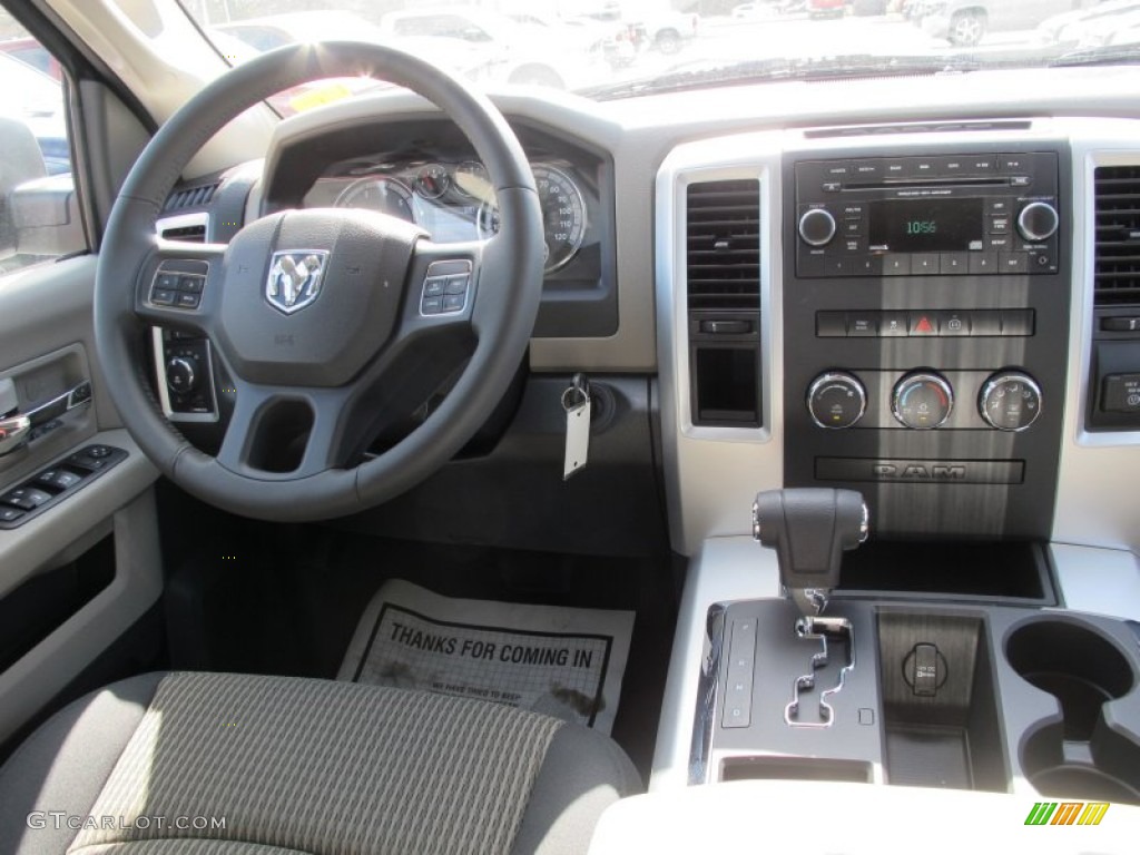 2012 Ram 1500 Big Horn Quad Cab - True Blue Pearl / Dark Slate Gray/Medium Graystone photo #10