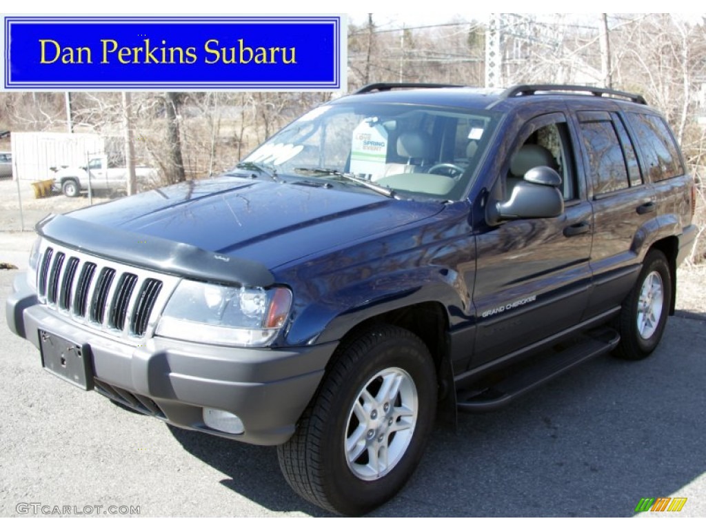 2003 Grand Cherokee Laredo 4x4 - Patriot Blue Pearl / Sandstone photo #1