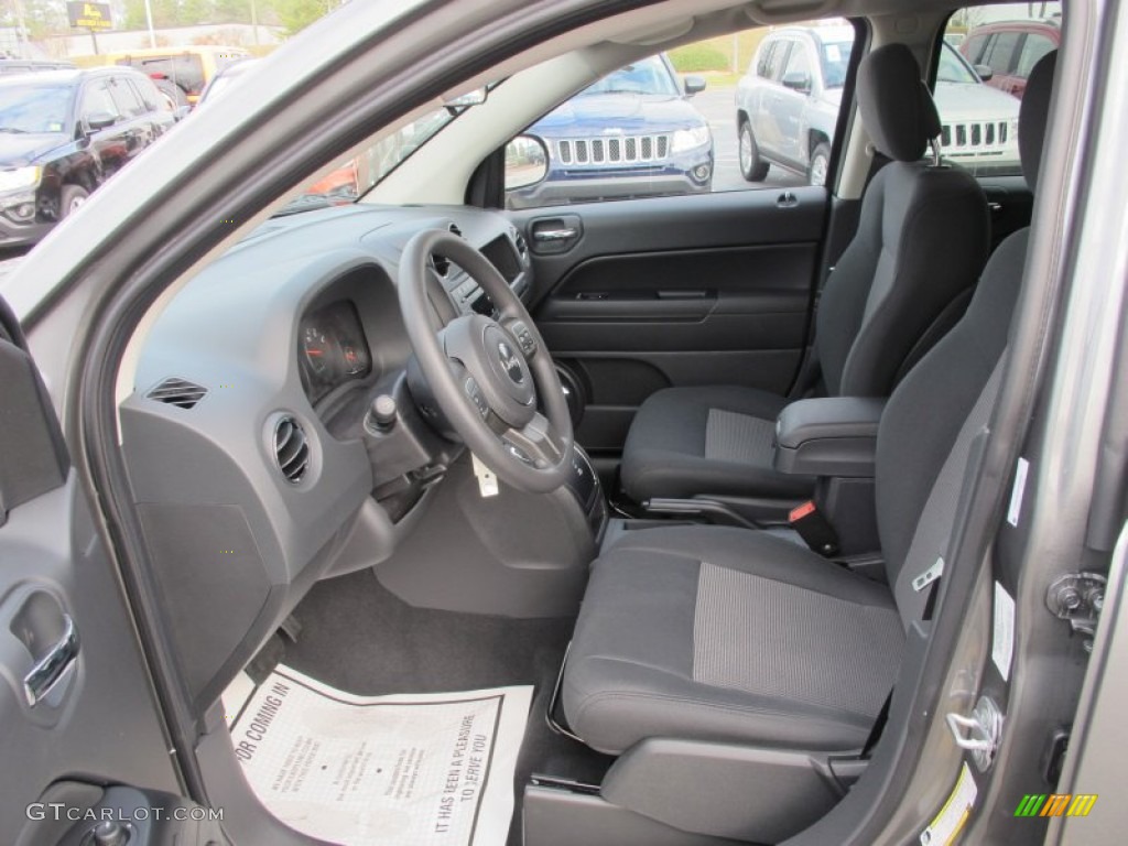 Dark Slate Gray Interior 2012 Jeep Compass Sport Photo #62089587