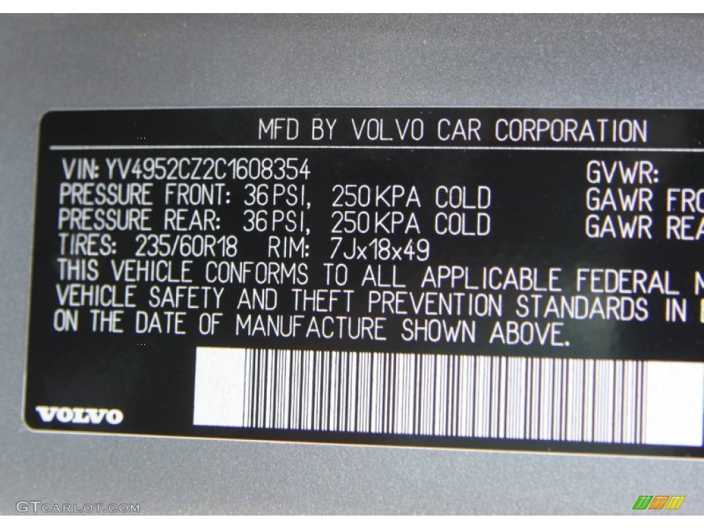 2012 XC90 3.2 AWD - Electric Silver Metallic / Beige photo #17
