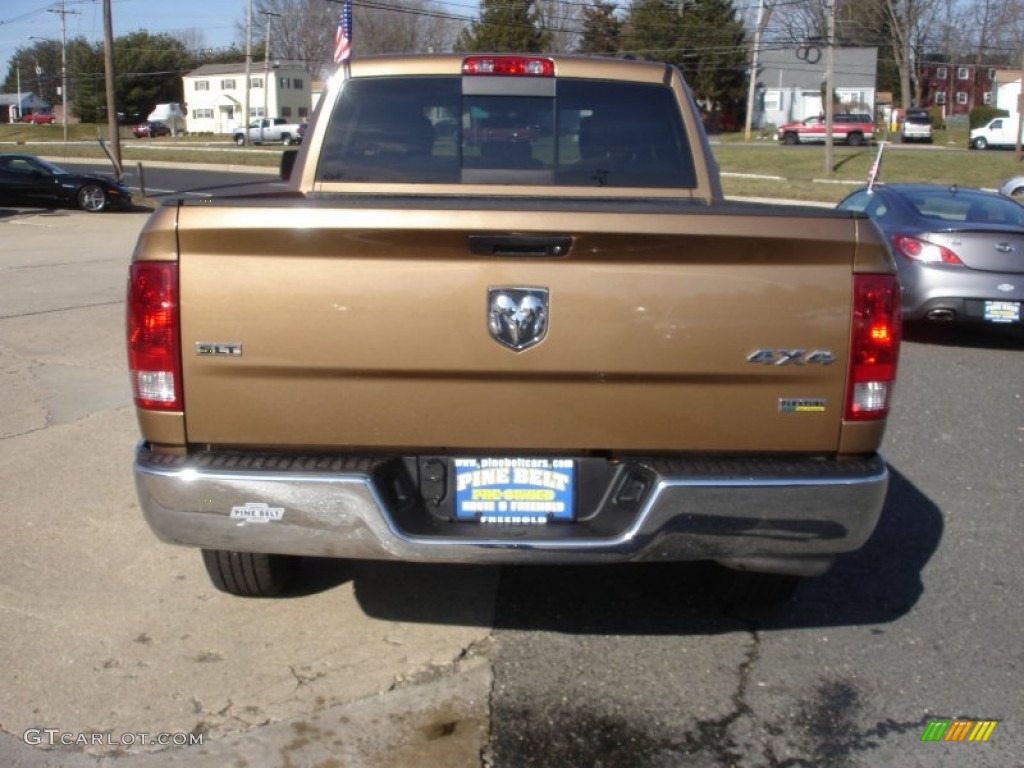 2011 Ram 1500 SLT Quad Cab 4x4 - Saddle Brown Pearl / Dark Slate Gray/Medium Graystone photo #5