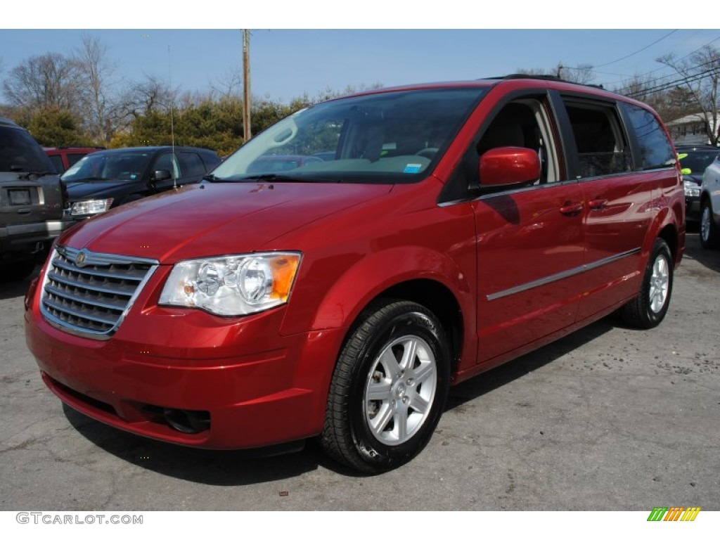 Inferno Red Crystal Pearl 2010 Chrysler Town & Country Touring Exterior Photo #62090064