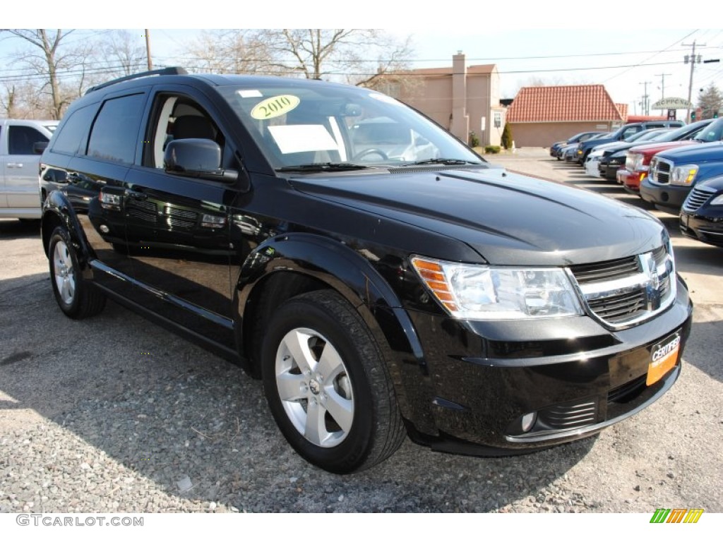 Brilliant Black Crystal Pearl 2010 Dodge Journey SXT Exterior Photo #62090535