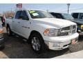 2011 Bright White Dodge Ram 1500 SLT Quad Cab 4x4  photo #4